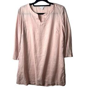 J. Jill‎ love linen pink tunic women’s medium tall